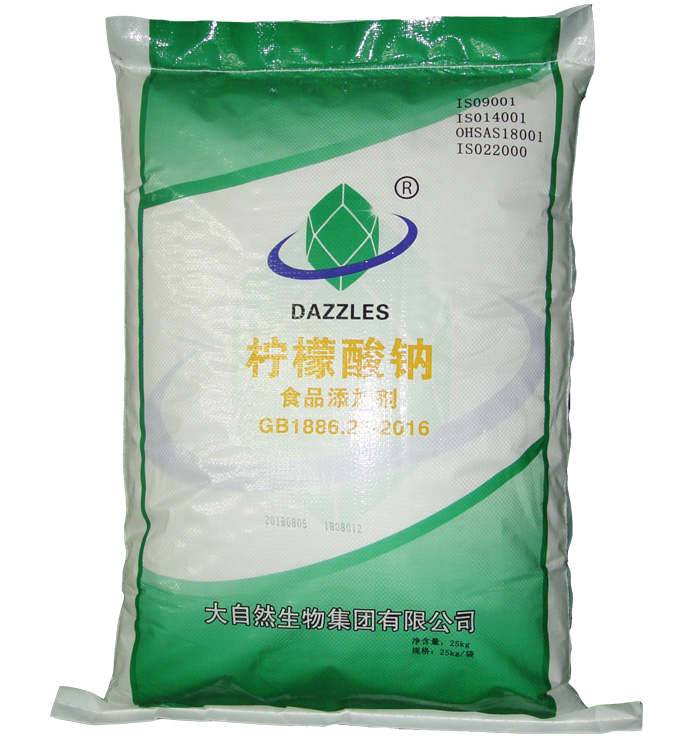 大自然生物集團檸檬酸鈉包裝袋 大自然生物集團檸檬酸鈉包裝袋